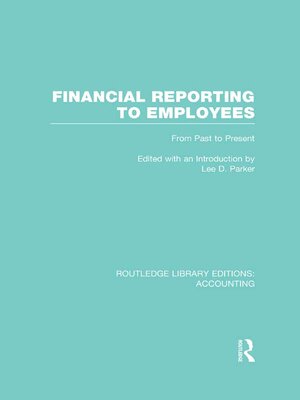 cover image of Financial Reporting to Employees (RLE Accounting)